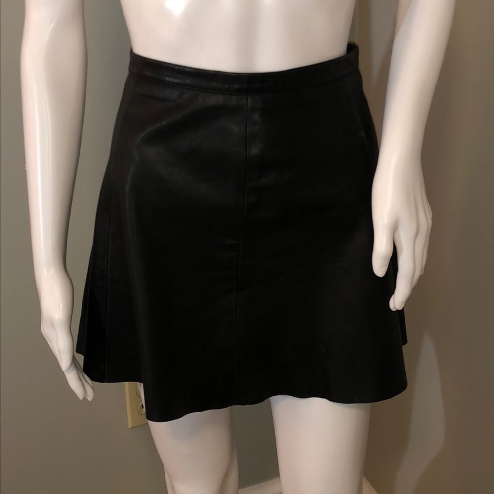 Leather skirt